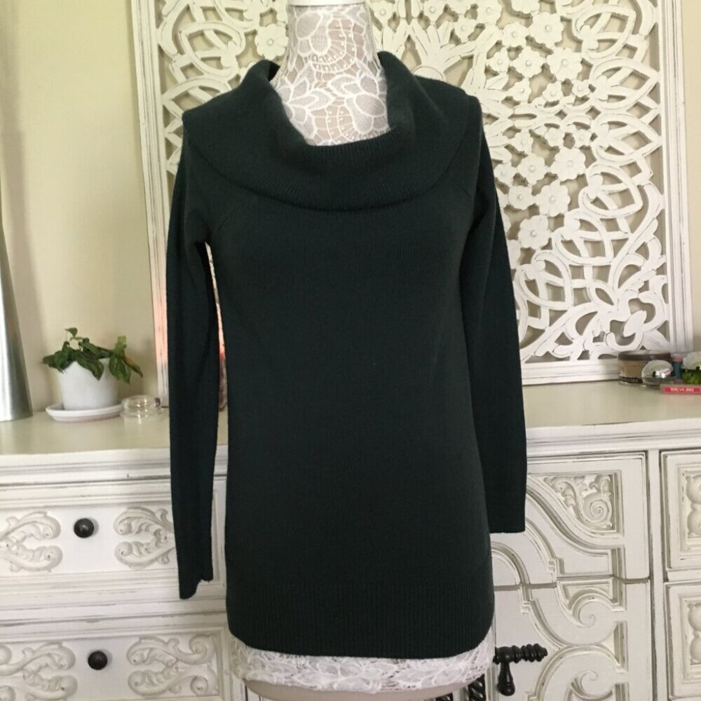 Gap Green Cowl Neck Sweater XS